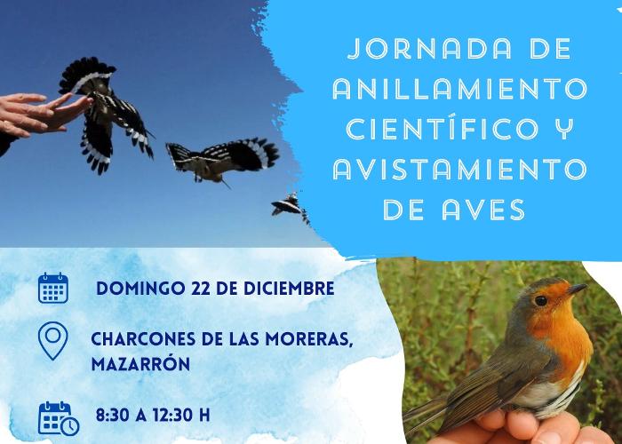 JORNADA DE ANILLAMIENTO CIENTFICO Y AVISTAMIENTO DE AVES 