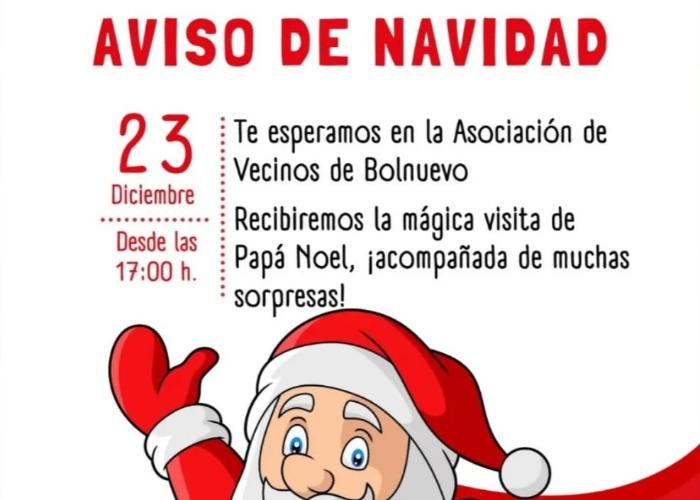 PAP NOEL, LLEGA A LA BOLNUEVO