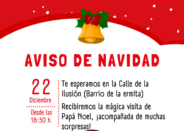 PAP NOEL, LLEGA A LA CALLE DE LA ILUSIN EN  MAZARRN