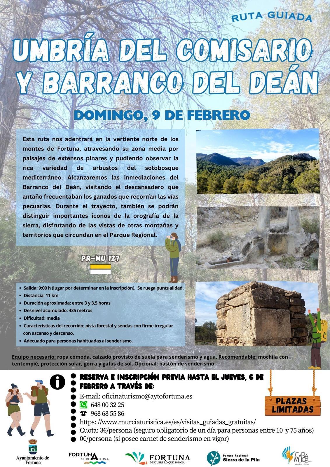 RUTA: UMBRA DEL COMISARIO Y BARRANCO DEL DEN 